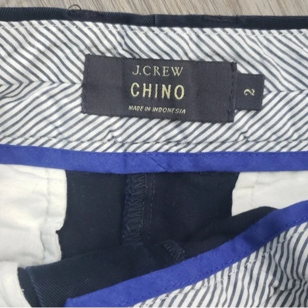 JCrew Navy Chino Shorts Size 2